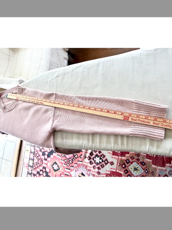 EVERLANE The Soft Cotton Cropped Boxy Crew in Pink - S - Picture 11 of 11